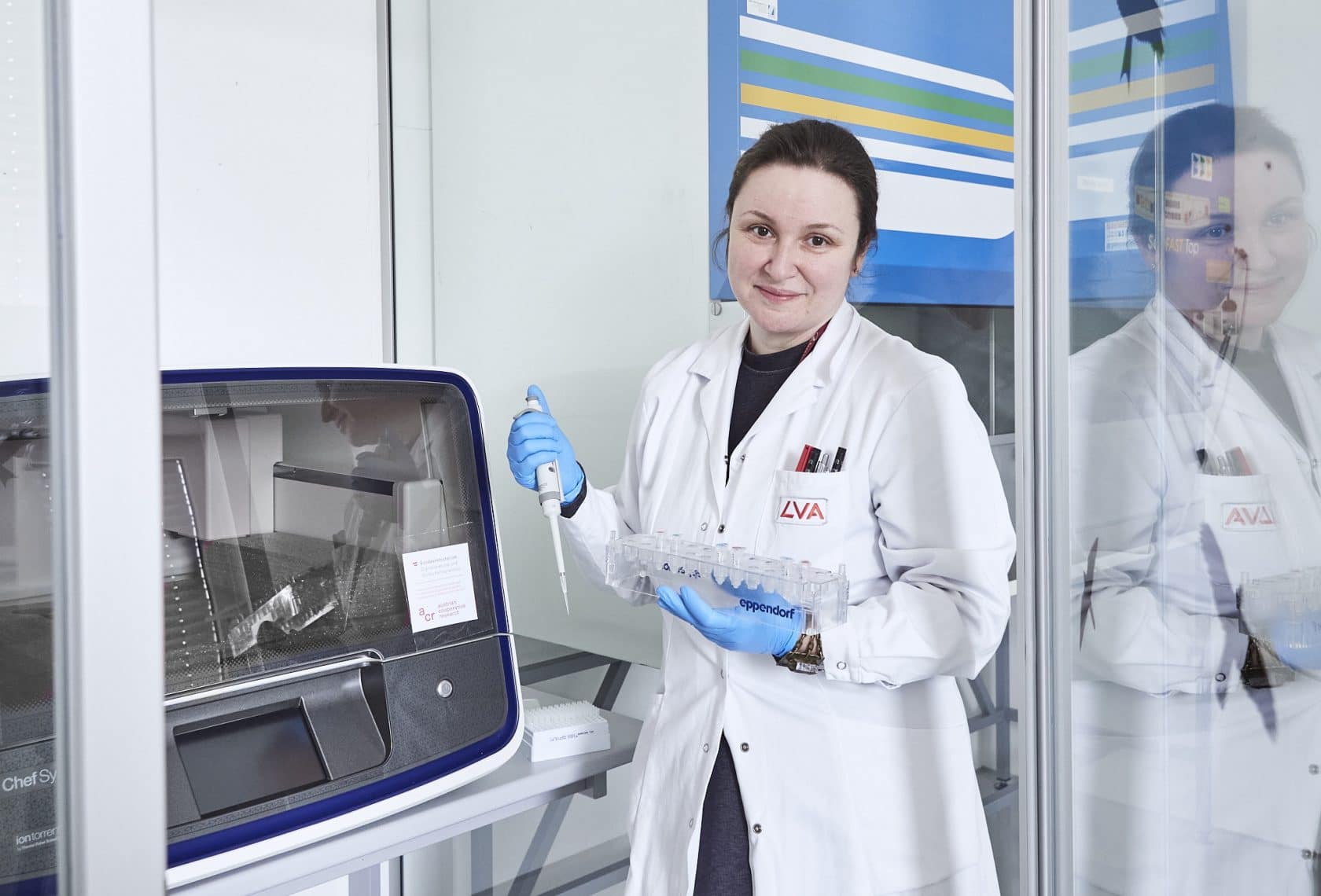 Forscherin Alma Licina im LVA-Labor