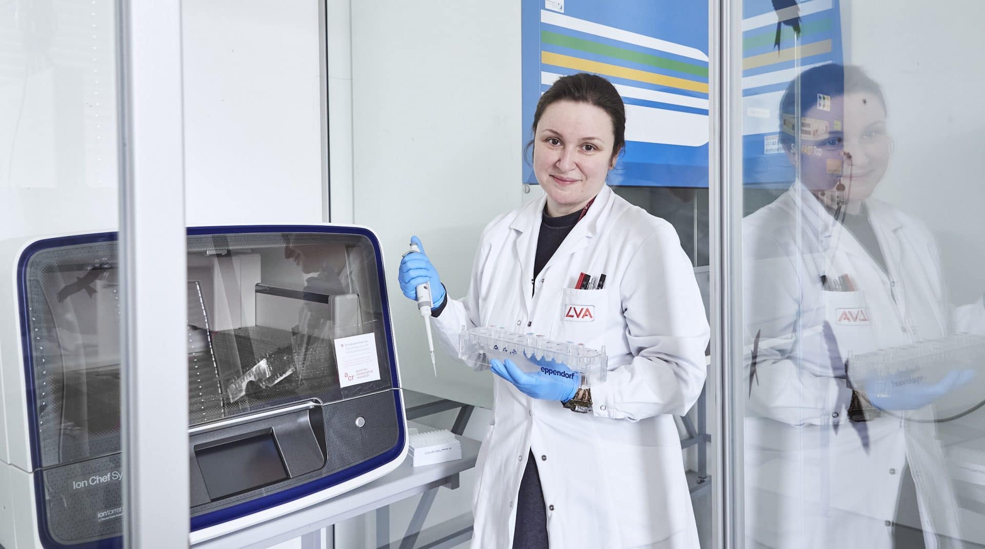 Forscherin Alma Licina im LVA-Labor