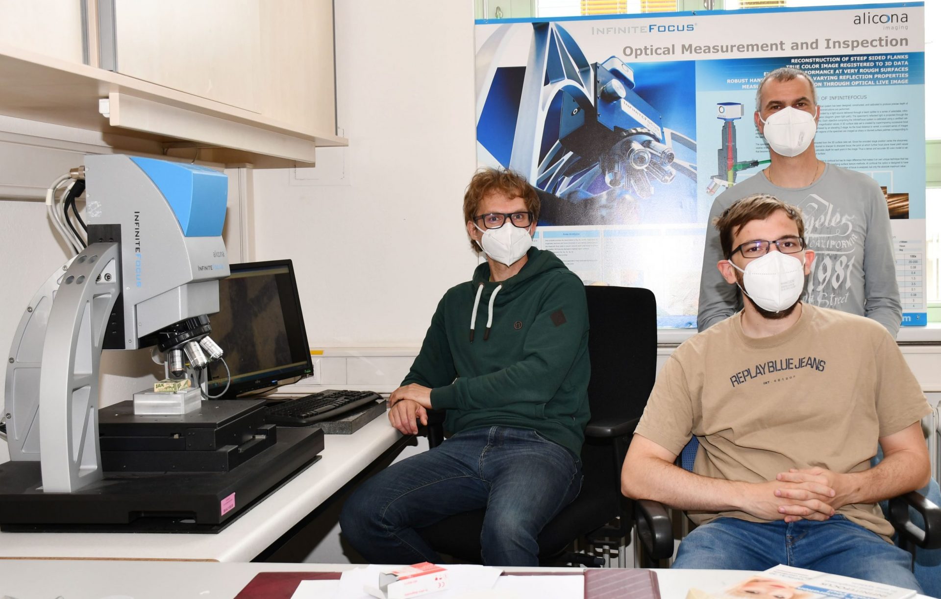 Das Analyseteam von Napoleons Brief am ZFE