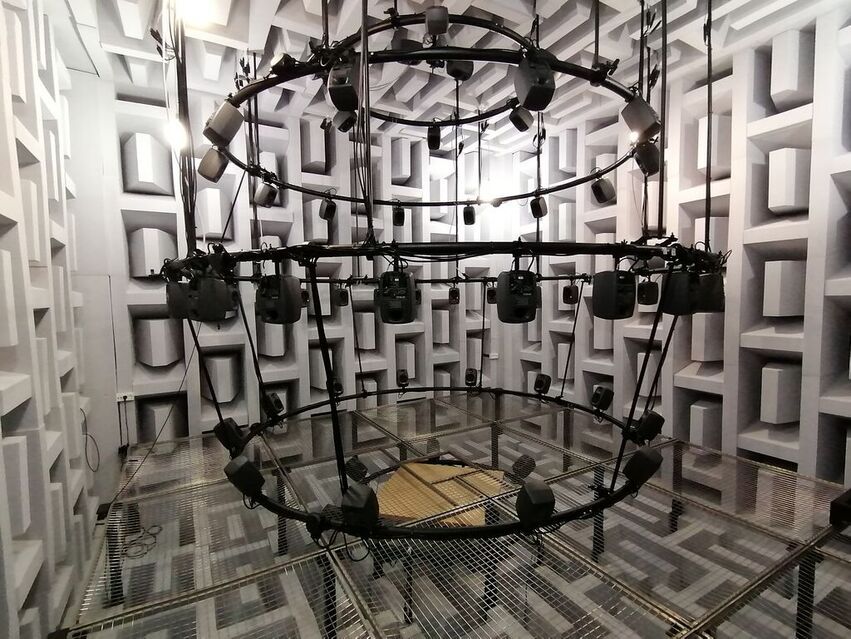 Versuchsraum für Akustiktests