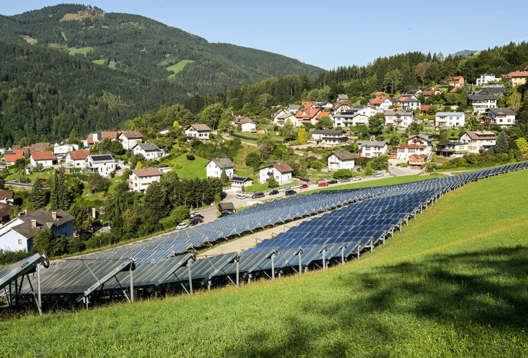 Photovoltaik-Module im ländlichen Raum