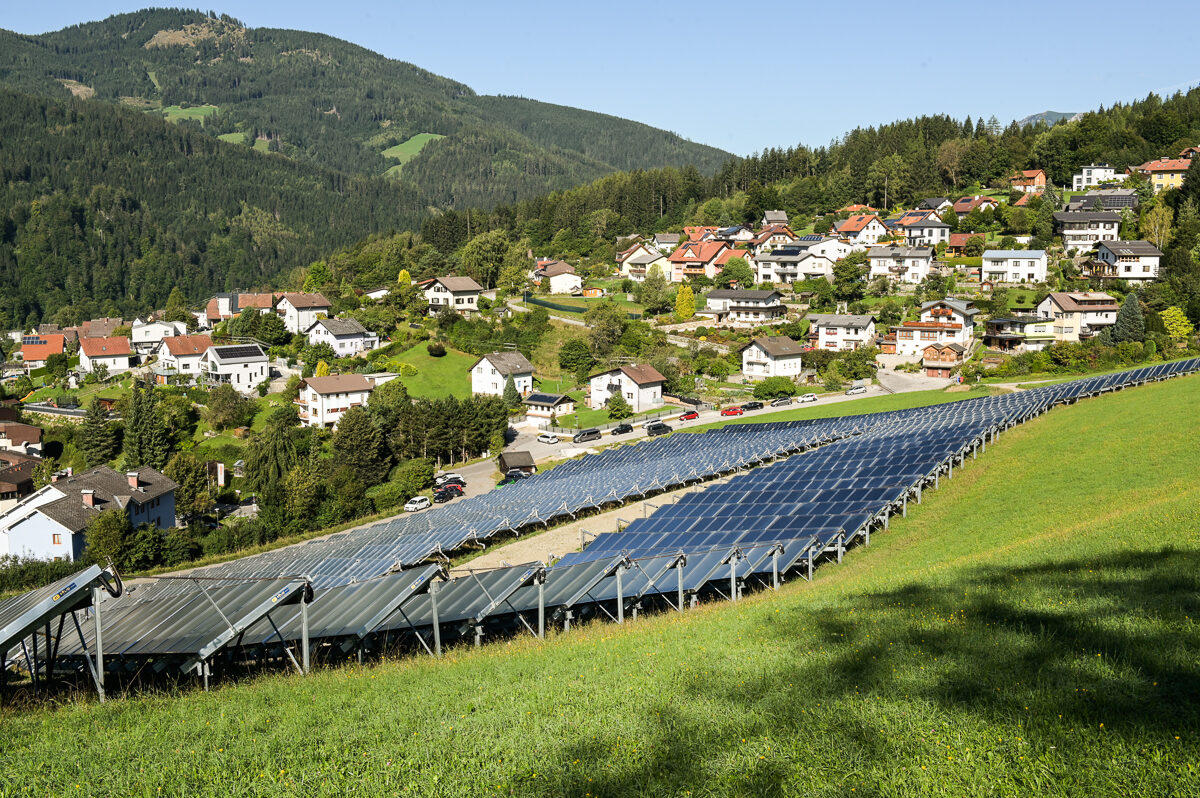 Photovoltaik-Module im ländlichen Raum