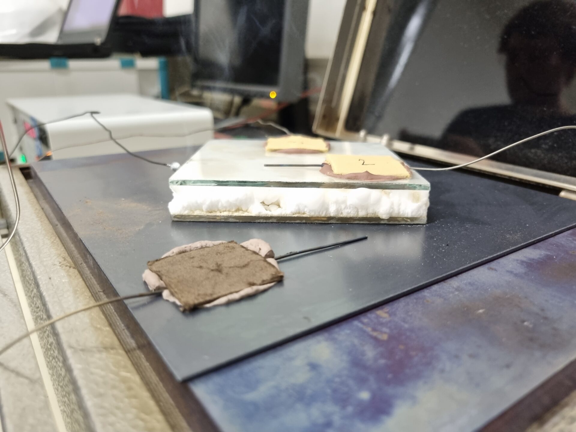 Brandschutzglas im Querschnitt