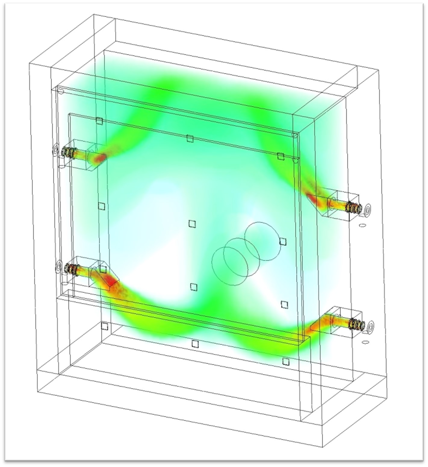 Computermodell eines Bauteils
